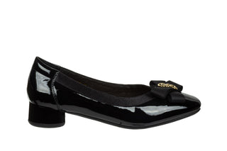 Półbuty Loretta Vitale W5314 Black, Czarny, Skóra lakierowana