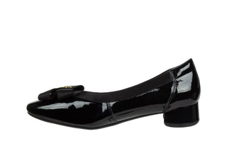 Półbuty Loretta Vitale W5314 Black, Czarny, Skóra lakierowana