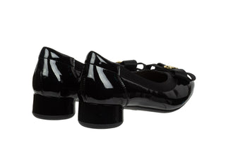 Półbuty Loretta Vitale W5314 Black, Czarny, Skóra lakierowana