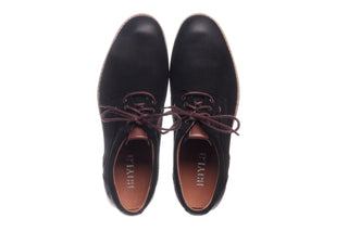 Półbuty Bayla-081 831 Juma Czarna BR 081125, Czarny, Skóra naturalna