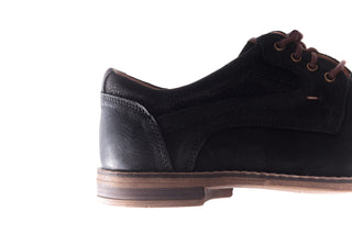 Półbuty Bayla-081 831 Juma Czarna BR 081125, Czarny, Skóra naturalna