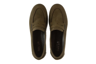 Półbuty Bayla-196 168201 D87 196013, Zielony, Skóra naturalna