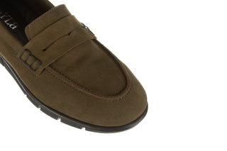 Półbuty Bayla-196 168201 D87 196013, Zielony, Skóra naturalna