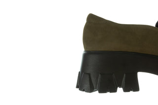 Półbuty Bayla-196 20EF126-06 D87 196022, Zielony, Skóra naturalna