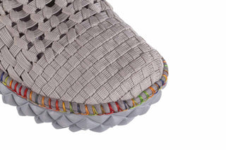 Półbuty Rock Full Breath Bin Lt Lt Grey With Tutti Frutti Binding 23 032957, Szary, Materiał