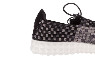 Półbuty Rock Noam Violet Beige Smoke Met Blk, Czarny/ Szary, Materiał