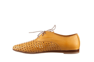 Półbuty Bayla-161 138 80129 Noce, Żółty, Skóra naturalna