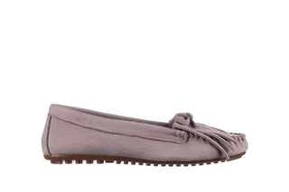 Mokasyny Bayla-161 093 388 6005 Srebrny Szary 161043, Skóra naturalna