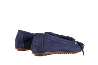 Mokasyny Bayla-161 093 388 6005 Granatowy 161042, Skóra naturalna