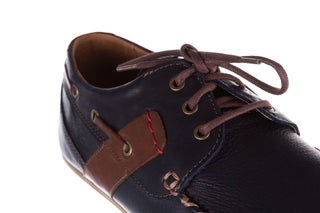 Półbuty Bayla-081 872 Granat, Skóra naturalna