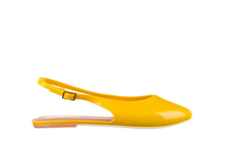 Sandały Melissa Lipstick Ad Yellow Brown White, Żółty, Guma