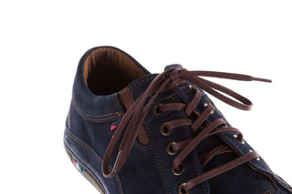 Półbuty Bayla-081 766 Juma Blue AX 23 081109, Granatowy, Skóra naturalna