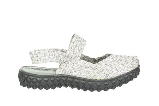 Sandały Rock Over Sandal Silver Bird 032082, Biały, Materiał