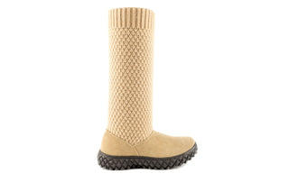 Kozaki Rock Crazy Horse Cream Mesh, Beż, Skóra naturalna /Materiał