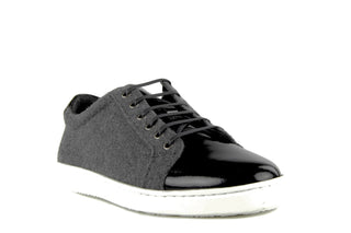 Pólbuty Valuni 8964 Grey Black, Szary/Czarny, Skóra naturalna