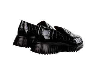 Mokasyny Wonders A-4402 Garda Negro 138039, Czarny, Skóra lakierowana