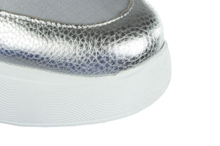 Sneakersy Wonders A-3622 Plata 138016, Szary, Skóra naturalna