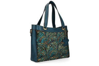 Torebka Laura Vita Sac Aurea 06 Bleu, Niebieski, Skóra ekologiczna