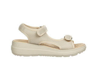 Sandały Azaleia Greice Soft Papete Off White AS999 198066, Biały, Tkanina