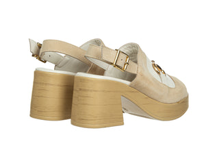 Sandały Bayla-161 138 26700 Beige Suede Beige 161784, Beżowy, Skóra naturalna