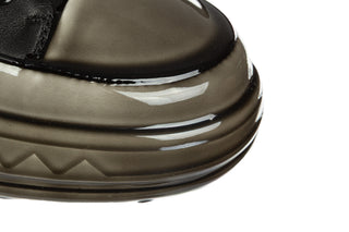 Półbuty John Doubare 8501 Black 104265, Czarny, Skóra naturalna