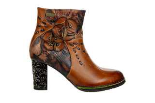 Botki Laura Vita Ledao 43 Camel 202105, Brązowy, Skóra naturalna