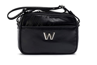 Torebka Wonders WB-52002 Nylon Negro, Czarny, Tworzywo