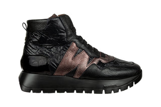 Sneakersy Wonders A-2493 Wild I Negro Nylon Nek Negro 138037, Skóra naturalna