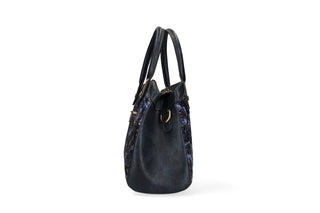 Torebka Laura Vita Sac Aramis 11 Bleu, Granatowy Skóra ekologiczna