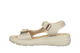 Sandały Azaleia Greice Soft Papete Off White AS999 198066, Biały, Tkanina