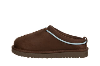 Klapki ocieplane D Franklin Nordic Lite Clog Choco 206024, Brązowy, Materiał