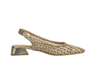 Sandały Gioseppo Hounslow Platinum 602218, Złoty, Skóra naturalna