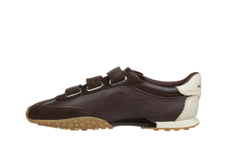 Sneakersy Hoff Bridge Velcros Chocolate 203031, Brązowy, Skóra naturalna