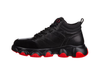 Sneakersy John Doubare 18807 Black 104274, Czarny, Skóra naturalna