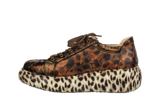 Sneakersy Laura Vita Sodao 02 Marron 202149, Brązowy, Skóra naturalna