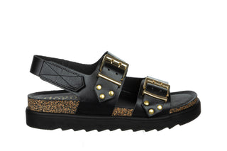 Sandały Yokono Tunez-261 Alaska Negro 208019, Czarny, Skóra naturalna