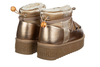 Śniegowce D Franklin Nordic V2 Bomb Low Nude, Beżowy, Nylon