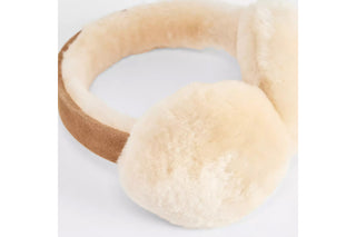 Emu Angahook Teddy Earmuffs Chestnut, Brązowy, Skóra naturalna