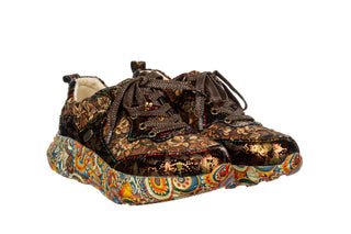 Sneakersy Laura Vita Sofiao 07 Bronze, Brązowy, Skóra naturalna
