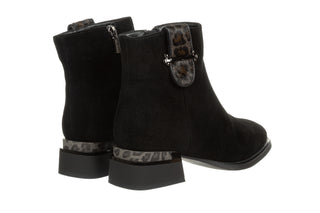Botki Loretta Vitale W3313 Black 514287, Czarny, Skóra naturalna