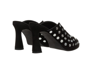 Klapki Noa Harmon 10320P-06 Daisy Black 213004, Czarny, Skóra naturalna