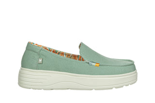 Mokasyny Pitas Eagle Verde 003340, Zielony, Tkanina