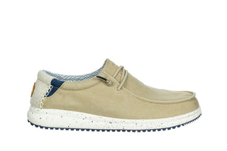 Półbuty Pitas Nias Beige 003366, Beżowy, Tkanina