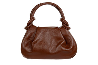 Torebka Toscanio H77 D21 Brąz, Skóra naturalna
