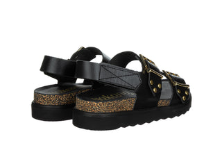 Sandały Yokono Tunez-261 Alaska Negro 208019, Czarny, Skóra naturalna