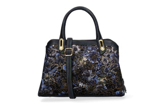 Torebka Laura Vita Sac Aramis 11 Bleu, Granatowy Skóra ekologiczna