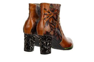 Botki Laura Vita Ledao 43 Camel 202105, Brązowy, Skóra naturalna