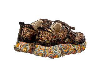 Sneakersy Laura Vita Sofiao 07 Bronze, Brązowy, Skóra naturalna