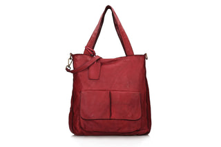 Torebka Toscanio F257 Bordo, Skóra naturalna
