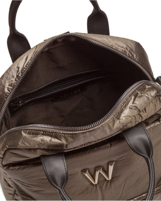 Plecak Wonders WB-52006 Nylon Taupe, Beżowy, Tworzywo